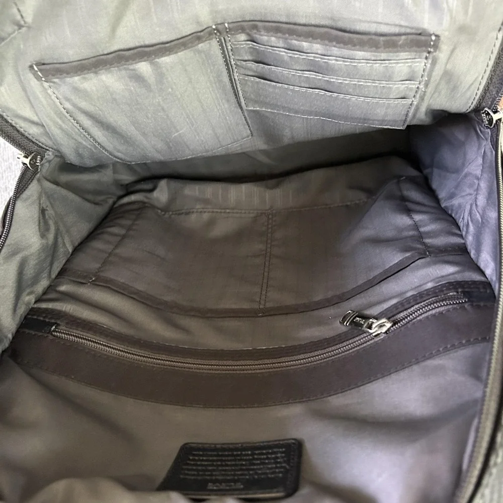 TUMI Arrive Bradley Carbon Fiber Look Backpack Laptop Travel Business Bag